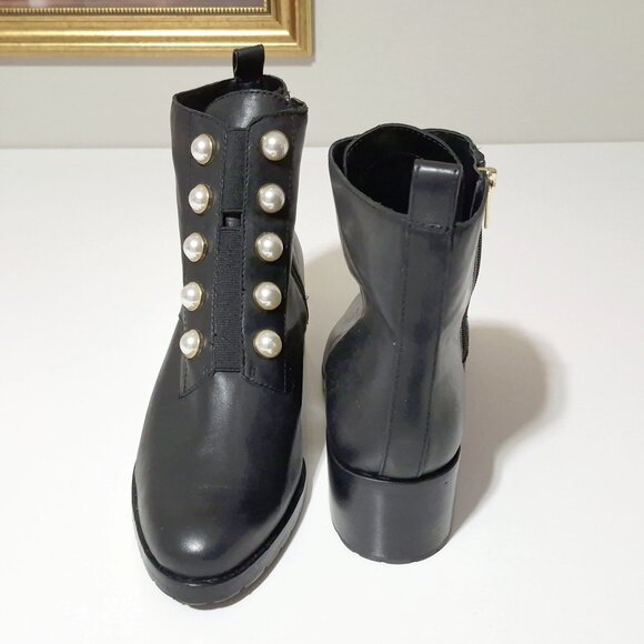 NWOT Lord & Taylor Floria boot with faux pearl accenting, US 10, EU 40 - Picture 5 of 8